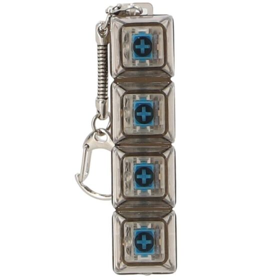 Amazing Cool Keyboard Clicker nyckelring med ljus