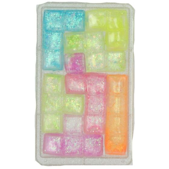 Amazing Cool squishy Tetris-bräde - elastiska figurer för taktil lek