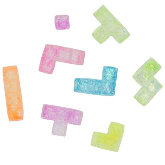Amazing Cool squishy Tetris-bräde - elastiska figurer för taktil lek