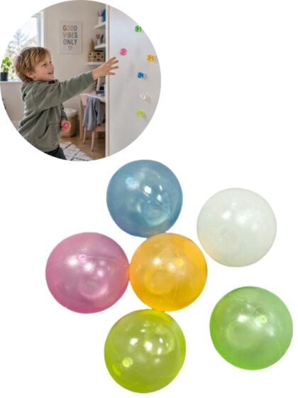 Amazing Cool stickybollar i neon – 6 st