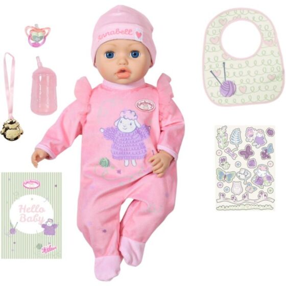 Baby Annabell Interaktiv dukke med lyd 43 cm