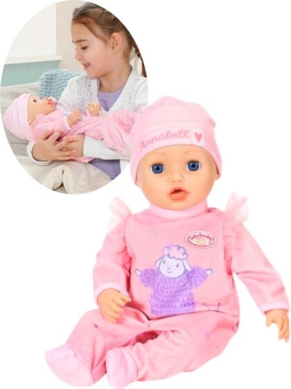 Baby Annabell Interaktiv dukke med lyd 43 cm