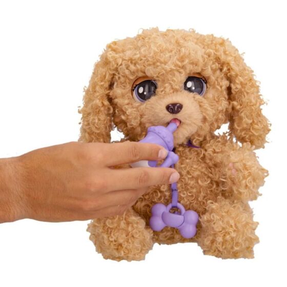 Baby Paws Labradoodle interaktiv kosebamse med tilbehør - med lyd