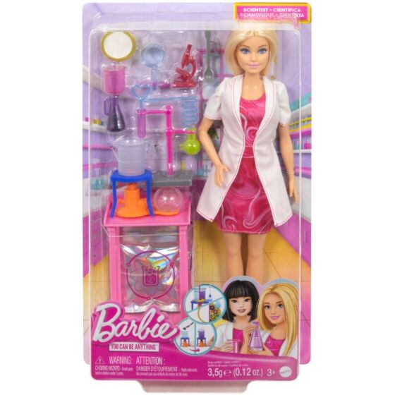 Barbie Karriärdocka - Forskardocka med experiment och tillbehör