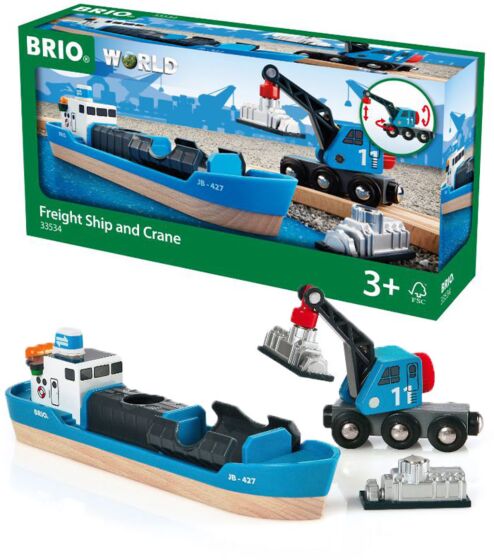 BRIO World Containerskip 33534