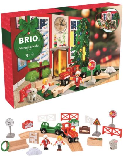 BRIO Julekalender med togbanetilbehør - 36100 