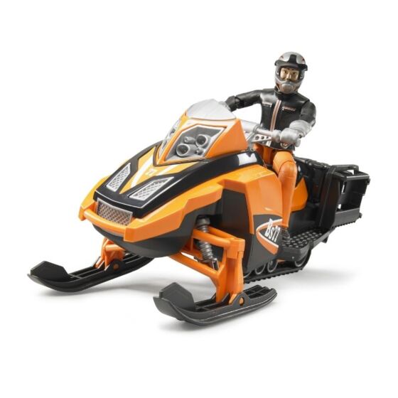 Bruder Snøscooter med figur og tilbehør - 63101