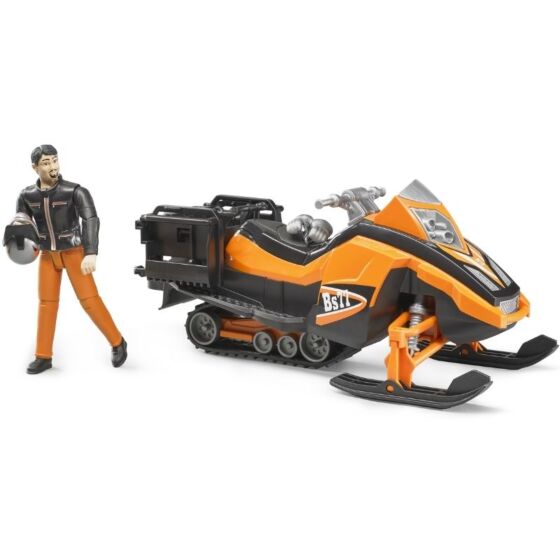 Bruder Snøscooter med figur og tilbehør - 63101