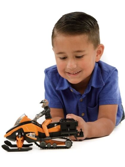 Bruder Snøscooter med figur og tilbehør - 63101