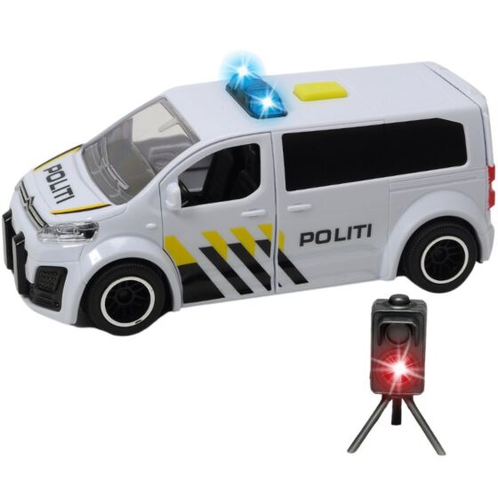 Dickie Toys SOS Citroen SpaceTourer politibil med lyd og lys - 15 cm