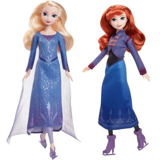 Disney Frozen Winter Festival Elsa dukke med kjole og skøyter