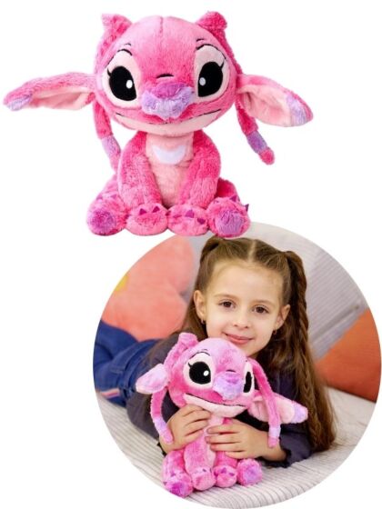 Disney Stitch Kosebamse Angel - 25 cm