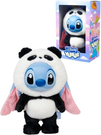Disney YUYUS Stitch kosedyr i pandakostyme – 28 cm