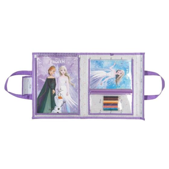 Disney Frozen tegnesett i veske med klistremerker