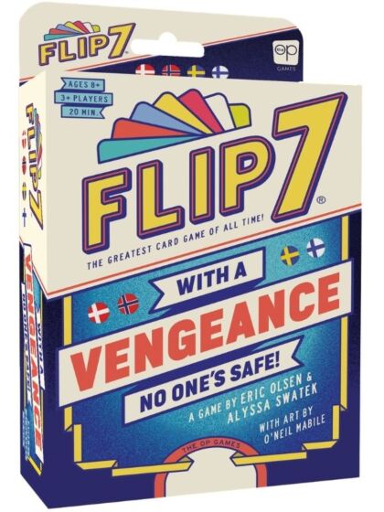 Flip 7 With a Vengeance Nordic - kortspill med 108 kort