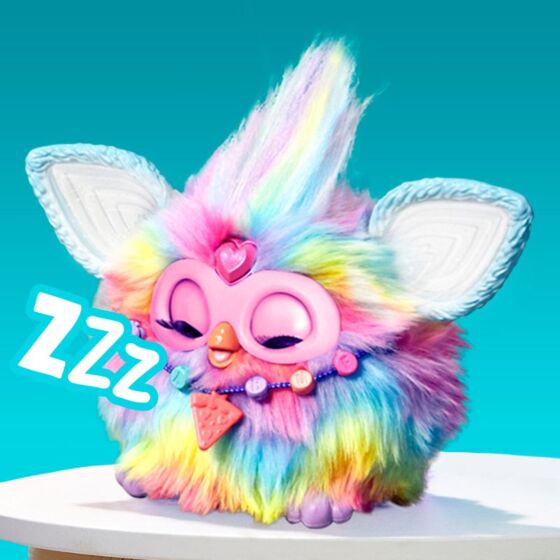Fur Furby Regnbåge Tie-Dye – Interaktiv kosevän!