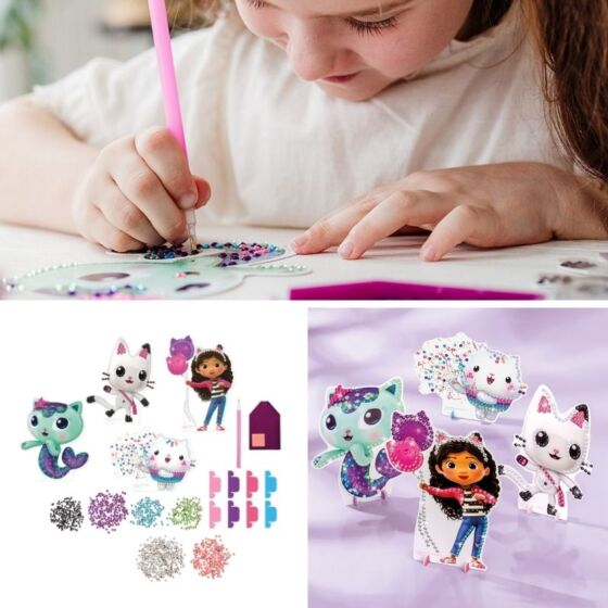 Gabbys dukkehus hobbysett 3-i-1 med perler og pynt
