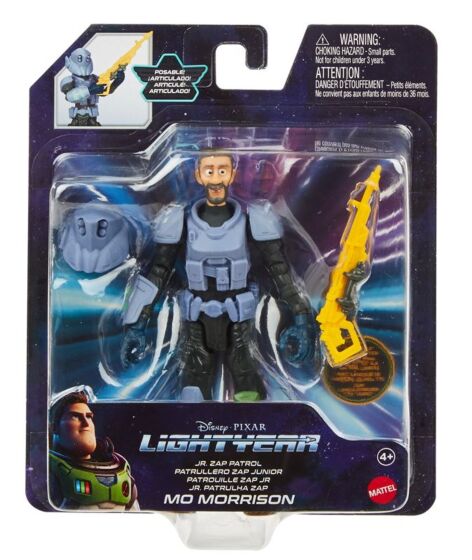 Disney Pixar Lightyear figur - Jr. Zap Patrol Mo Morrison flexibel actionfigur - 13 cm