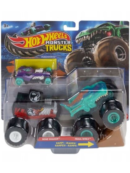 Hot Wheels Monster Trucks Value bilpaket – 2 Monster Trucks, bil och ramp