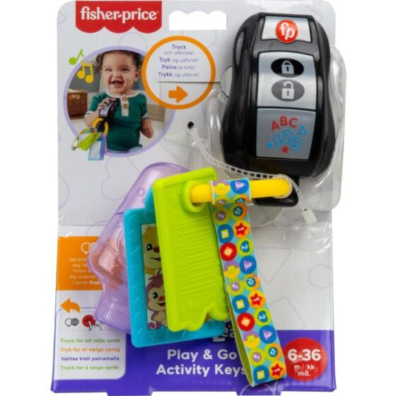 Fisher-Price Aktivitetsleke til baby med lyd og musikk - nordisk språk