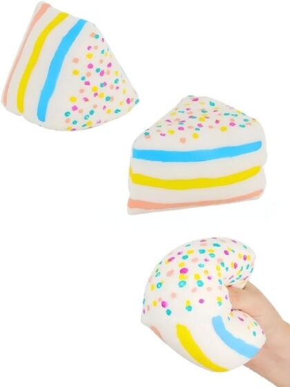 Jumbo Squeeze tårtbit – klämleksak 12 cm