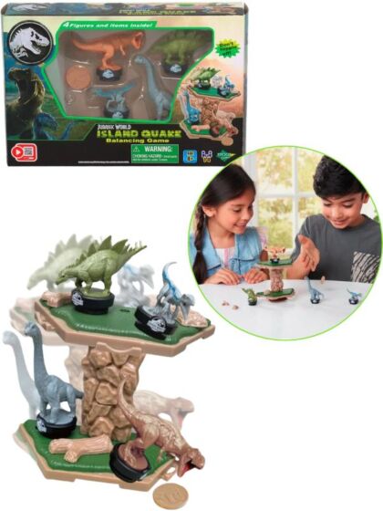 Jurassic World Island Quake - Jordbävning balansspel med dinosaurier