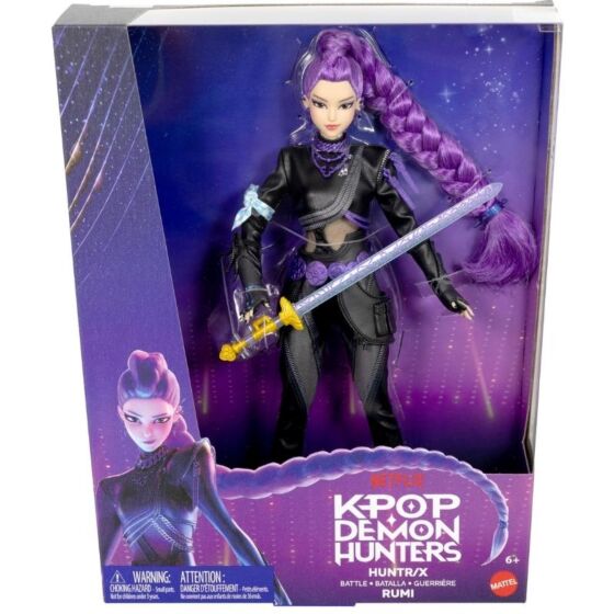KPop Demon Hunters HUNTR/X Battle Rumi dukke med sverd