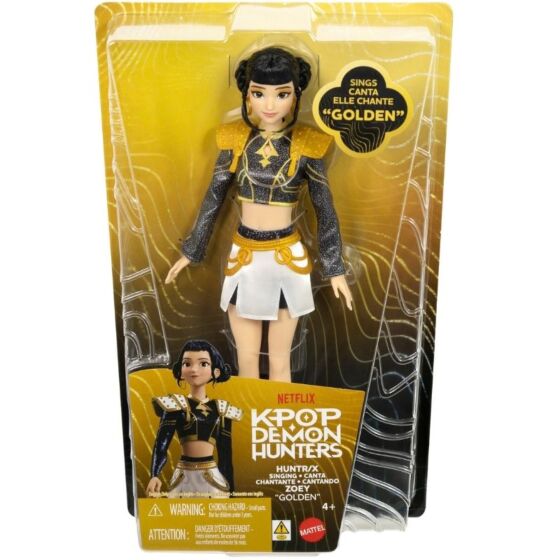 KPop Demon Hunters HUNTR/X Zoey «Golden» syngende dukke