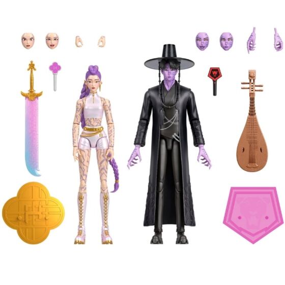 KPop Demon Hunters Rumi og Jinu «Final Battle» actionfigurer – 2-pakning