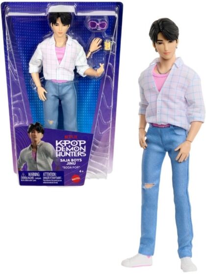 KPop Demon Hunters Saja Boys Jinu «Soda Pop» dukke