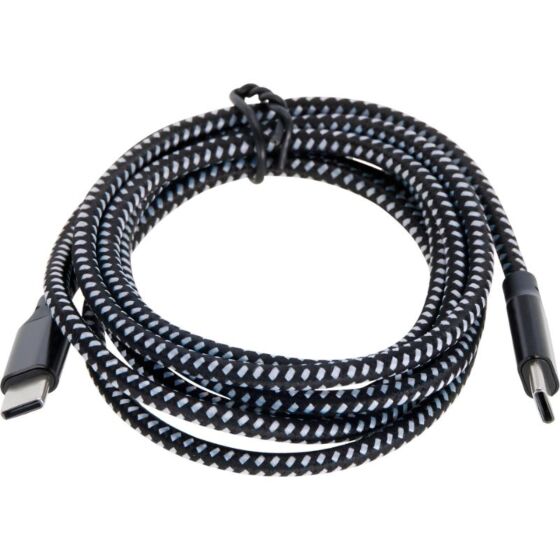 Laddkabel USB-C till USB-C 60 W – 1,5 meter