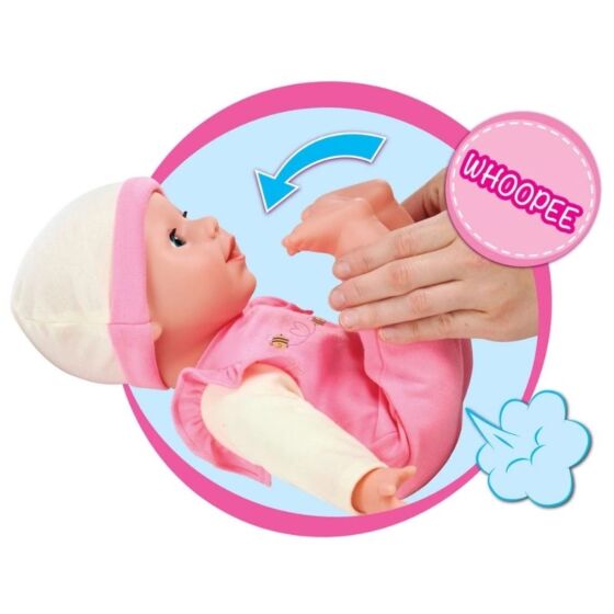 Laura Baby Whoopee babydocka med 25 ljud - 38 cm
