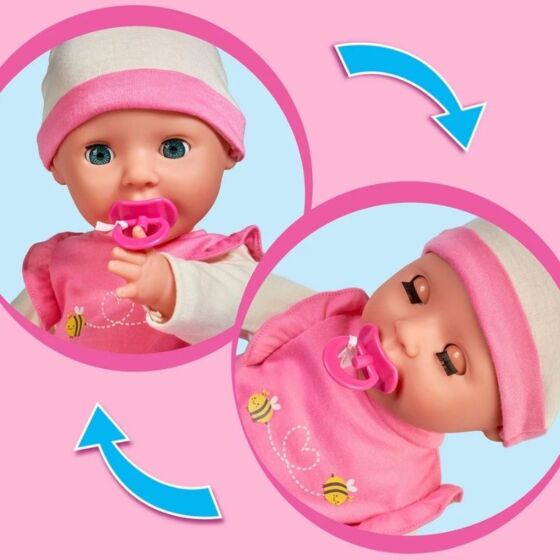 Laura Baby Whoopee babydocka med 25 ljud - 38 cm