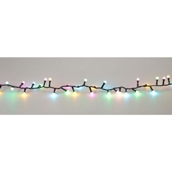 LED-lyslenke – 500 LED i myke fargetoner, 8 lysfunksjoner