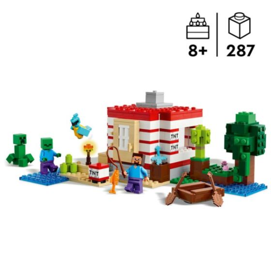 LEGO Minecraft 21275 Dynamithuset i djungeln