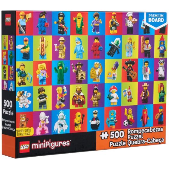 LEGO Minifigures puslespill 500 brikker – Color Grid