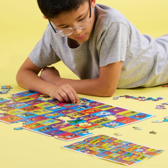 LEGO Minifigures puslespill 500 brikker – Color Grid