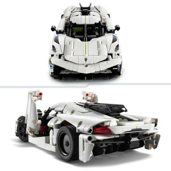 LEGO Technic 42184 Koenigsegg Jesko Absolut-hyperbil i hvitt