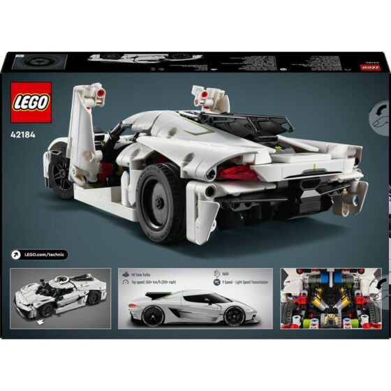 LEGO Technic 42184 Koenigsegg Jesko Absolut-hyperbil i hvitt