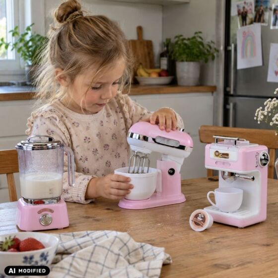 My Home Legekøkken – 3-i-1 sæt med kaffemaskine, mikser og blender