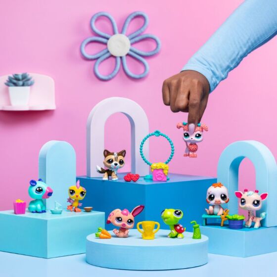 Littlest Pet Shop Pet Pair Serie 2 figurer med tilbehør - assortert