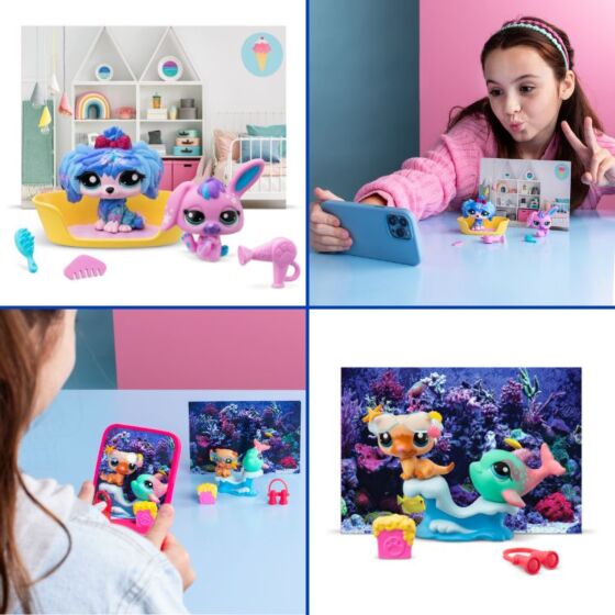 Littlest Pet Shop Petfluencer Pairs 2 figurer med tilbehør - assortert