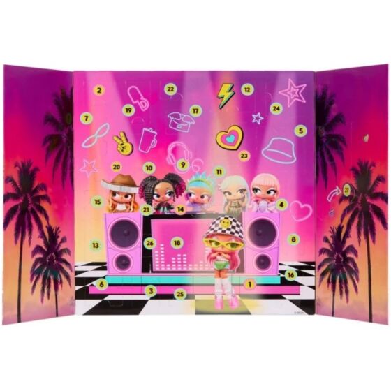 LOL Surprise Music Festival julkalender med docka