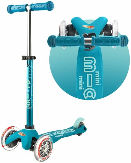 Micro Mini Deluxe Aqua sparkesykkel med tre hjul - 2-5 år - tåler opptil 35 kg