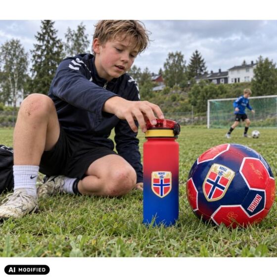 NFF drikkeflaske 1 liter - Alt for Norge