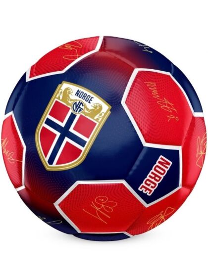NFF landslagsfotball med signatur - størrelse 5