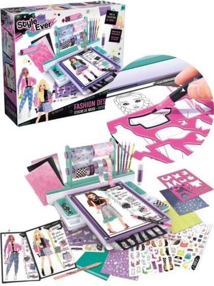 Style 4 Ever Fashion studiohobbyset - designa kläder för pappersmodellerna