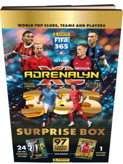 Panini FIFA 365 Adrenalyn XL 2025 Julekalender med fodboldkort