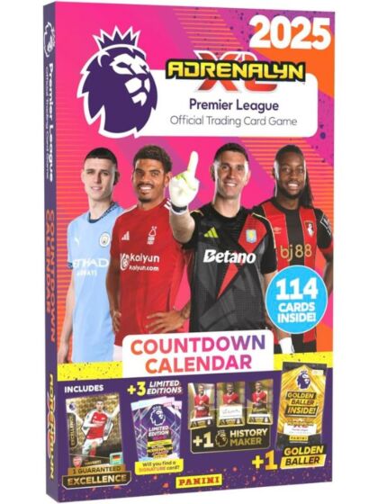 Panini Premier League 24/25 Julekalender med fodboldkort