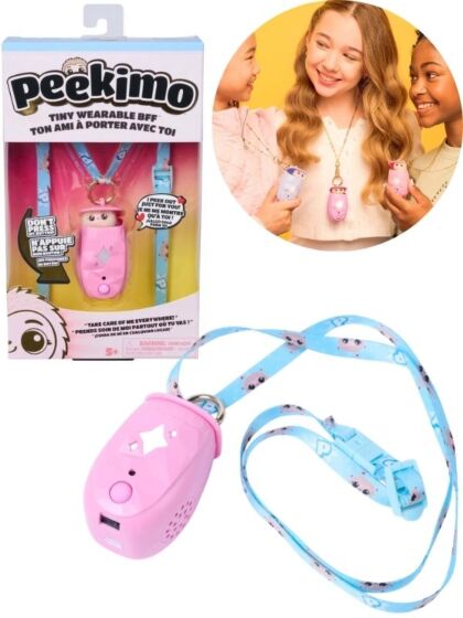 Peekimo Pink Penny interaktivt husdjur med snöre